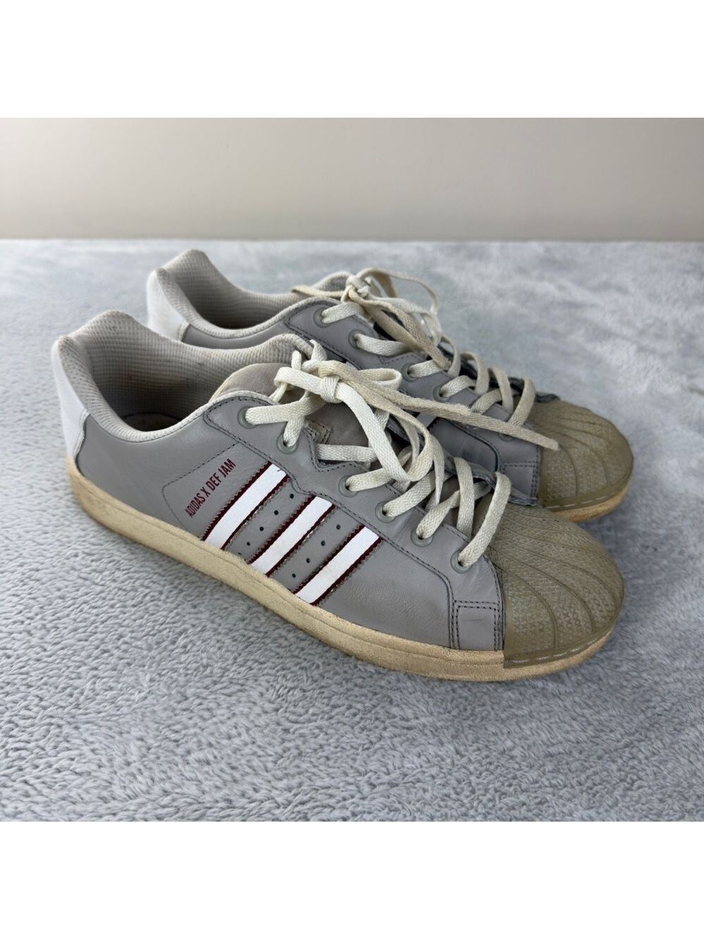 Vintage Adidas Superstar x Def Jam Records Men's Size 11.5 US/11 UK/46 EU - Picture 3 of 12